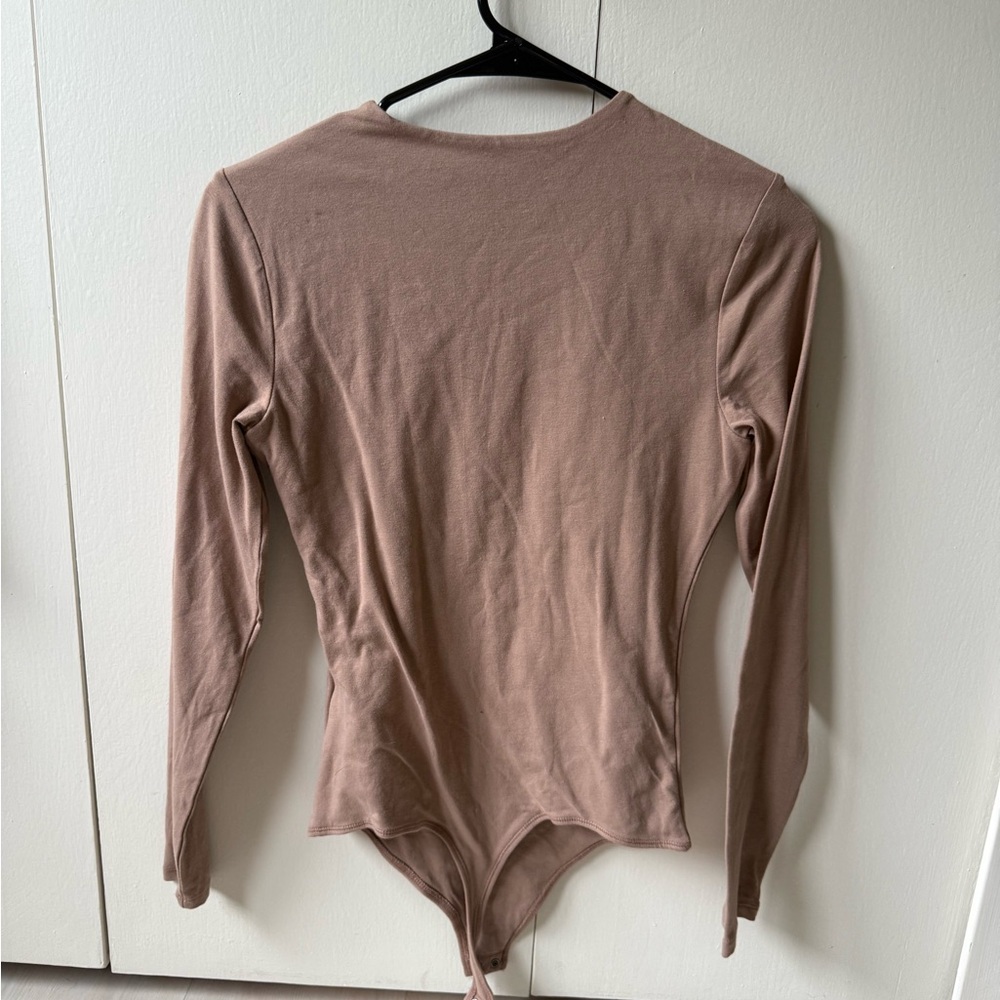 NWT Abercrombie & Fitch Cotton Seamless Fabric Crew Bodysuit - Picture 5 of 6